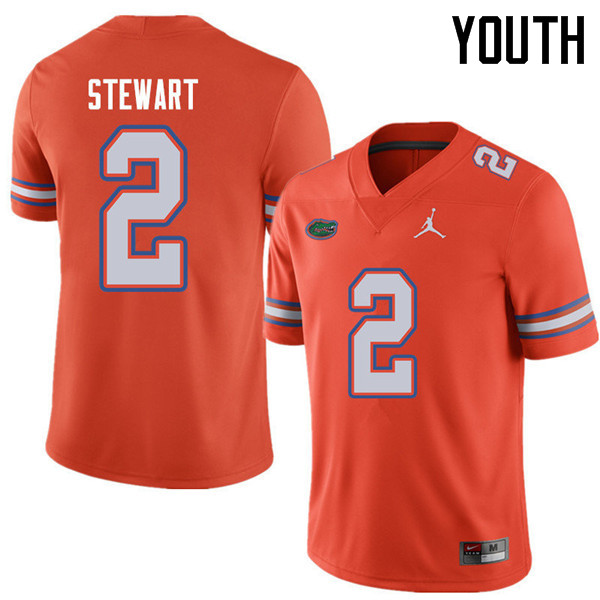 Jordan Brand Youth #2 Brad Stewart Florida Gators College Football Jerseys Sale-Orange